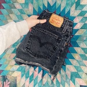 550 Black Levi Shorts